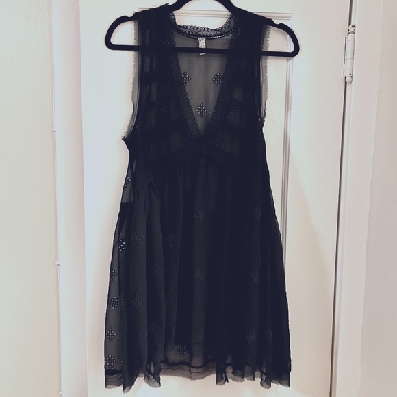 Free People Sheer Sleeveless Tunic - Picture 1 of 3